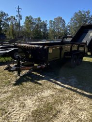 New 2024 Down 2 Earth Trailers 7X16X2 - DUMP 14K Trailer