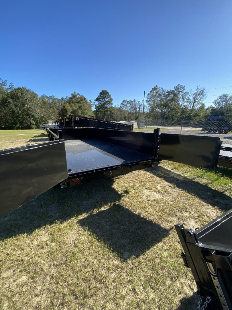 New 2024 Down 2 Earth Trailers 7X14X2 - DUMP 14K Trailer