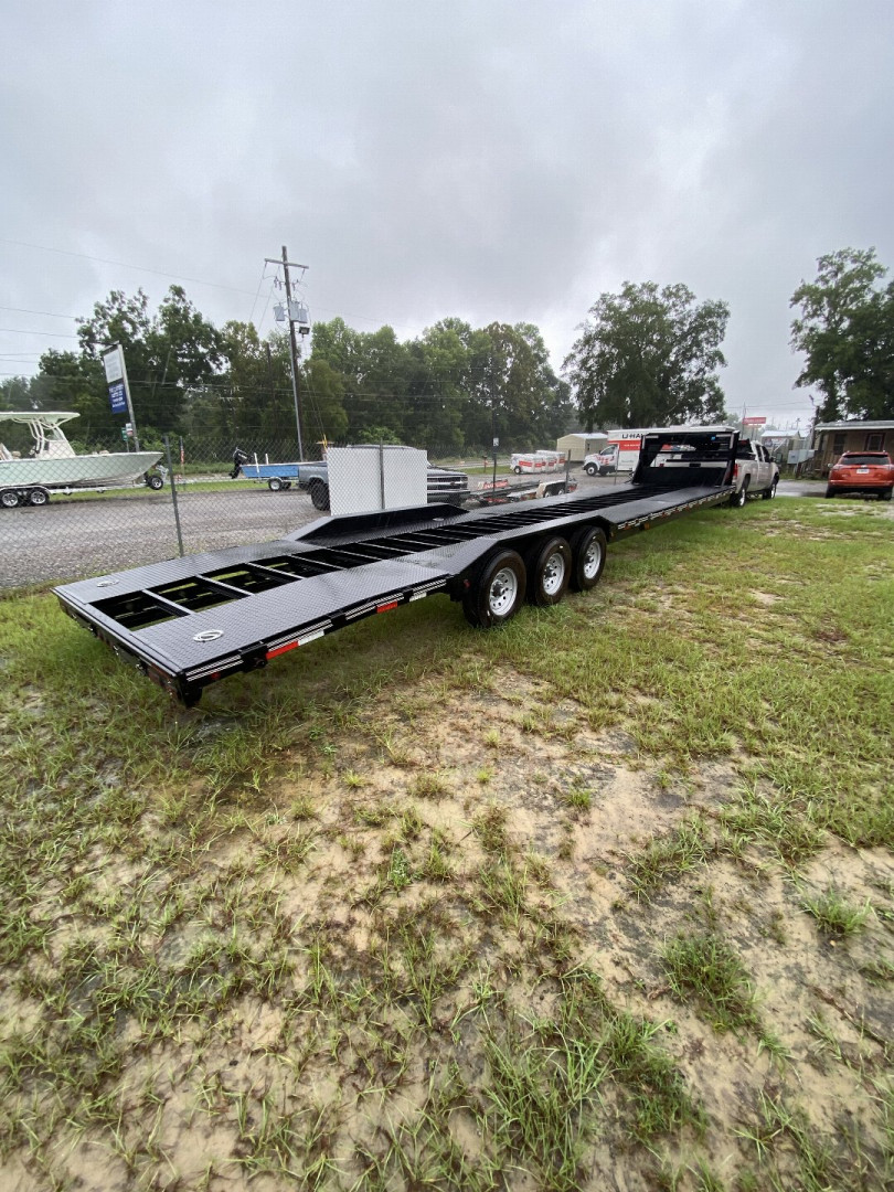 Used 2007 GMC Long Bed Truck & 2023 102x40 Gooseneck Trailer