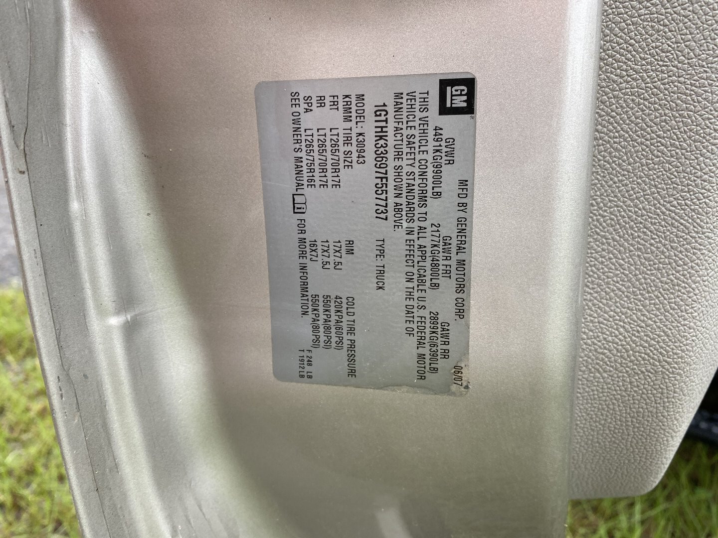 Used 2007 GMC Long Bed Truck & 2023 102x40 Gooseneck Trailer