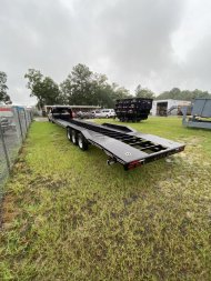 Used 2007 GMC Long Bed Truck & 2023 102x40 Gooseneck Trailer