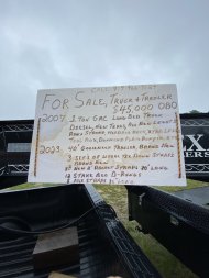 Used 2007 GMC Long Bed Truck & 2023 102x40 Gooseneck Trailer