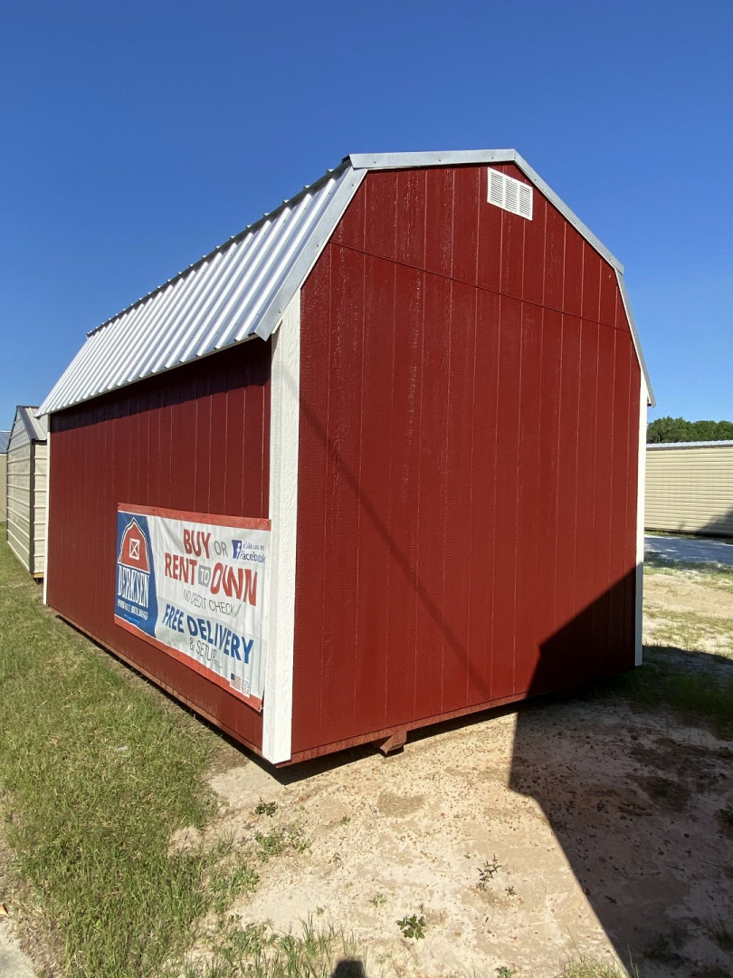 New 2024 Derksen 10X16 - Side Lofted Barn Shed (SOLD)