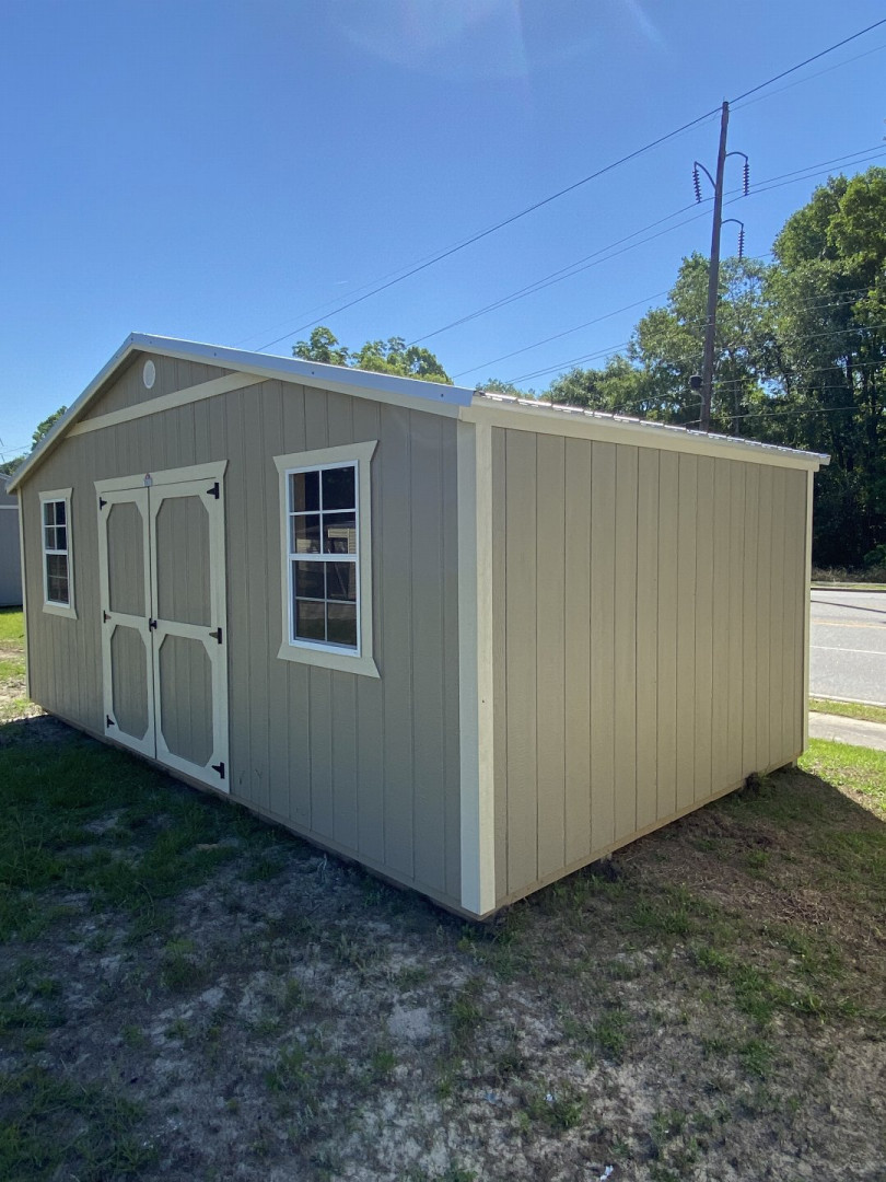 New 2024 Derksen 12X20 - Side Utility Shed (SOLD)