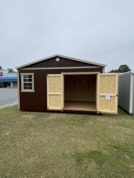 New 2024 Derksen 10x16 Side Gable Utility Shed (SOLD)