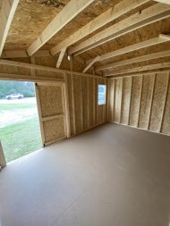 New 2024 Derksen 10x16 Side Gable Utility Shed (SOLD)