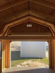 New 2023 Derksen 12X20 Side Lofted Barn Shed (SOLD)