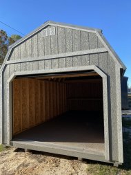 New 2023 Derksen 12X20 Side Lofted Barn Shed (SOLD)