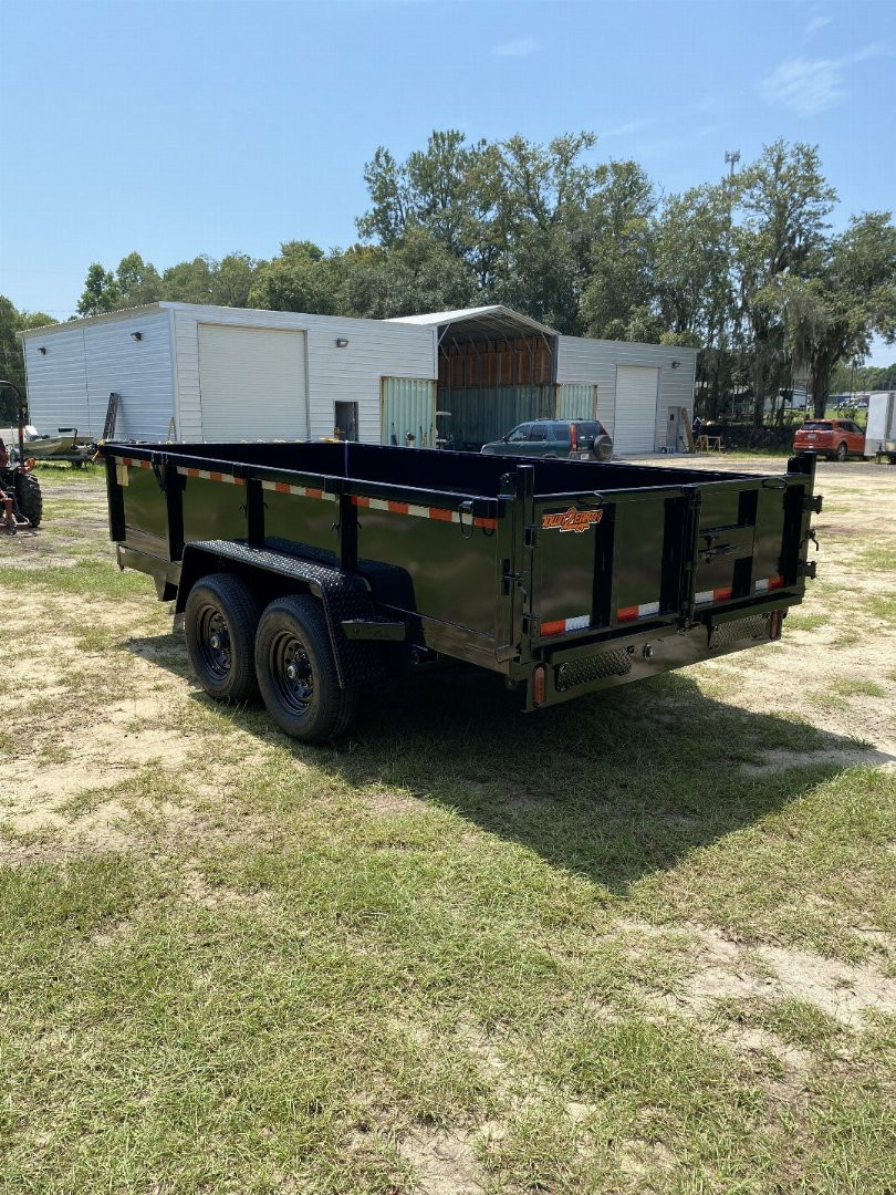 New 2023 DOWN 2 EARTH TRAILERS  7X14X2TA - DUMP 14K DUAL RAM Dump Trailer
