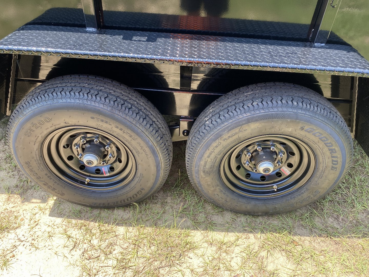 New 2023 DOWN 2 EARTH TRAILERS  7X14X2TA - DUMP 14K DUAL RAM Dump Trailer