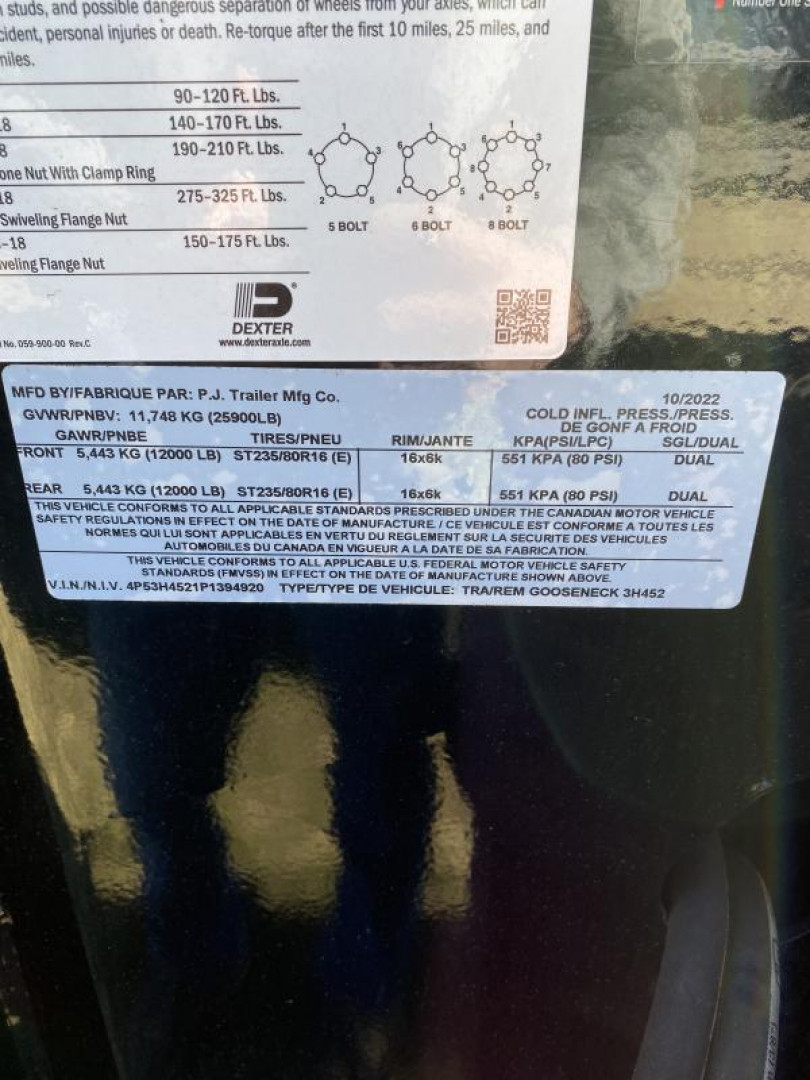 New 2023 PJ TRAILERS  102 x 36' LY Gooseneck Bodies