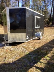 Used USED: 2022 Fast Cargo 7'x14' Concession Cargo / Enclosed Trailer Call For Price
