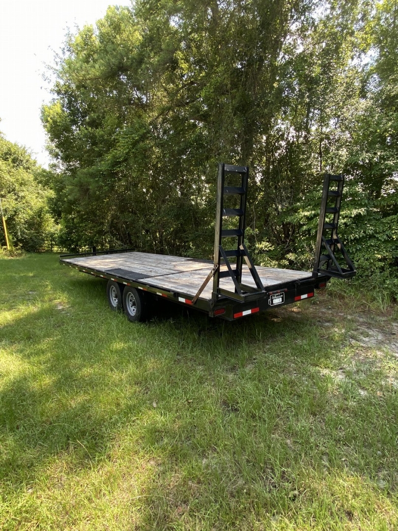 Used USED: 2022 Down2Earth 102X24TA DECKOVER - WOOD Equipment Trailer, Call For Price
