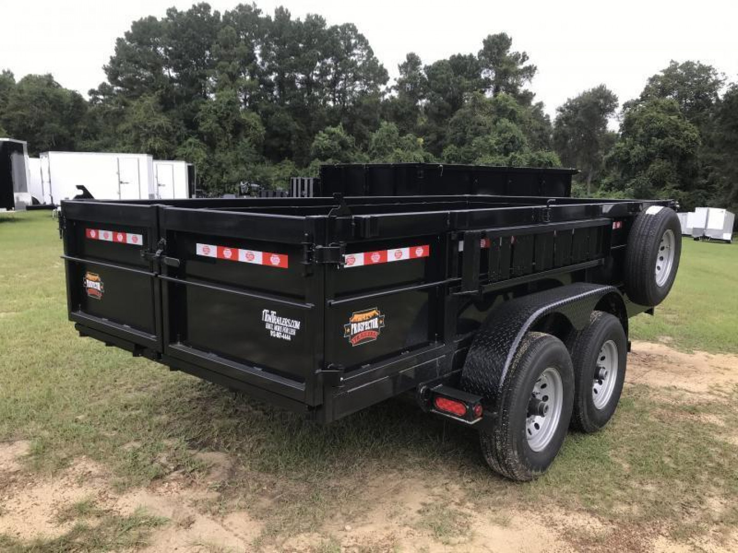 New 2021 Covered Wagon Trailers 7x14x2TA 14k Dump Trailer