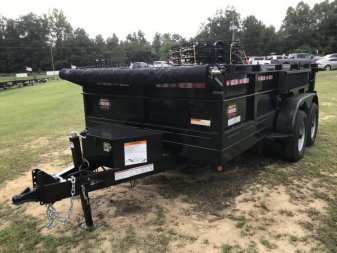 New 2021 Covered Wagon Trailers 7x14x2TA 14k Dump Trailer
