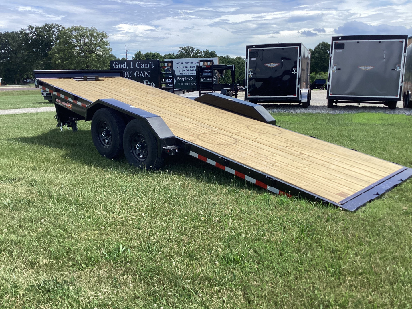 New 2025 H&H Trailers 82"x 22' Electric Tilt Speed Loader, 14k