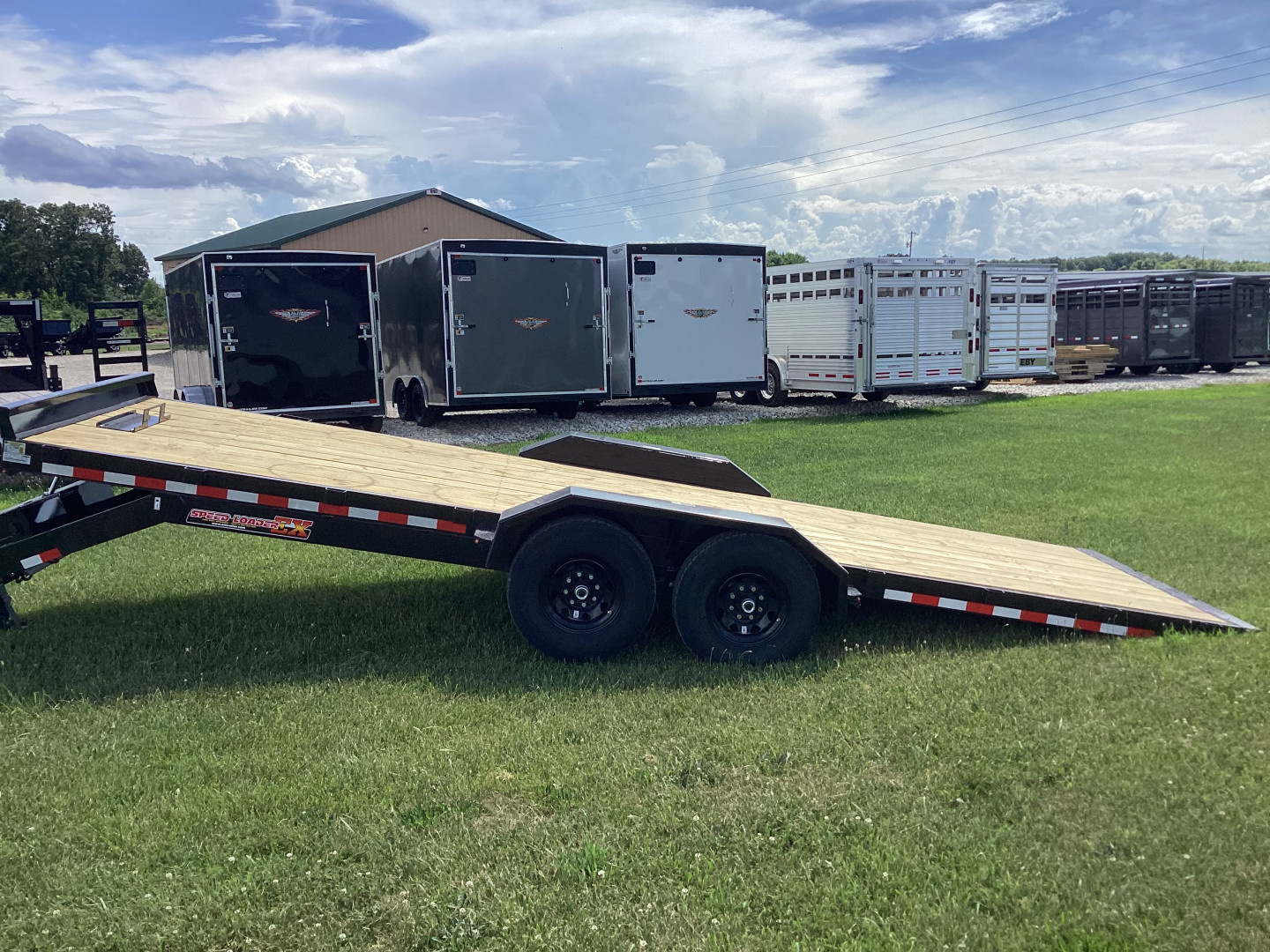 New 2025 H&H Trailers 82"x 22' Electric Tilt Speed Loader, 14k