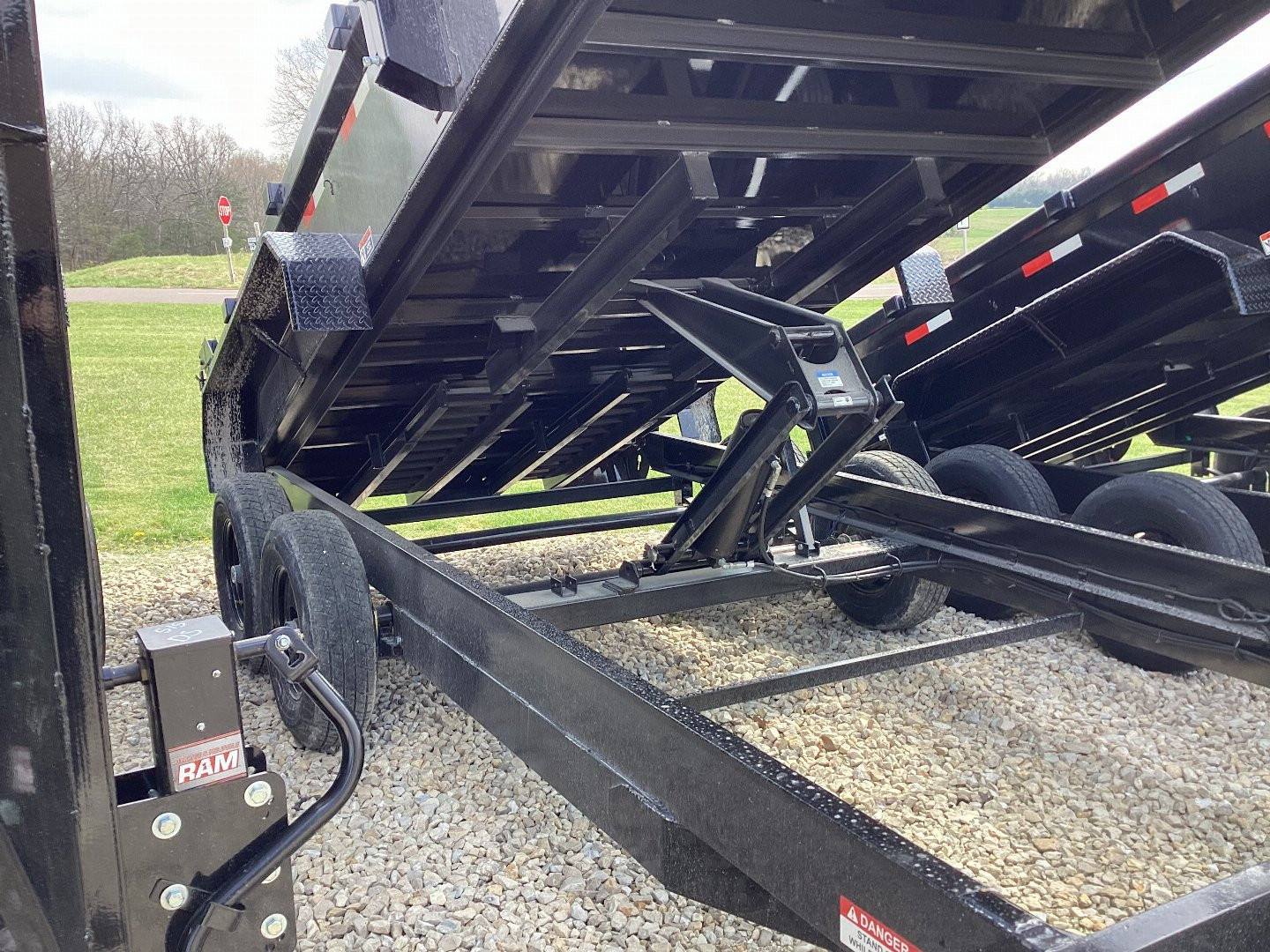 New 2025 H&H 83x16 Industrial Dump Trailer, 14K Scissor