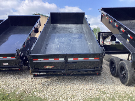 New 2025 H&H 83x16 Industrial Dump Trailer, 14K Scissor