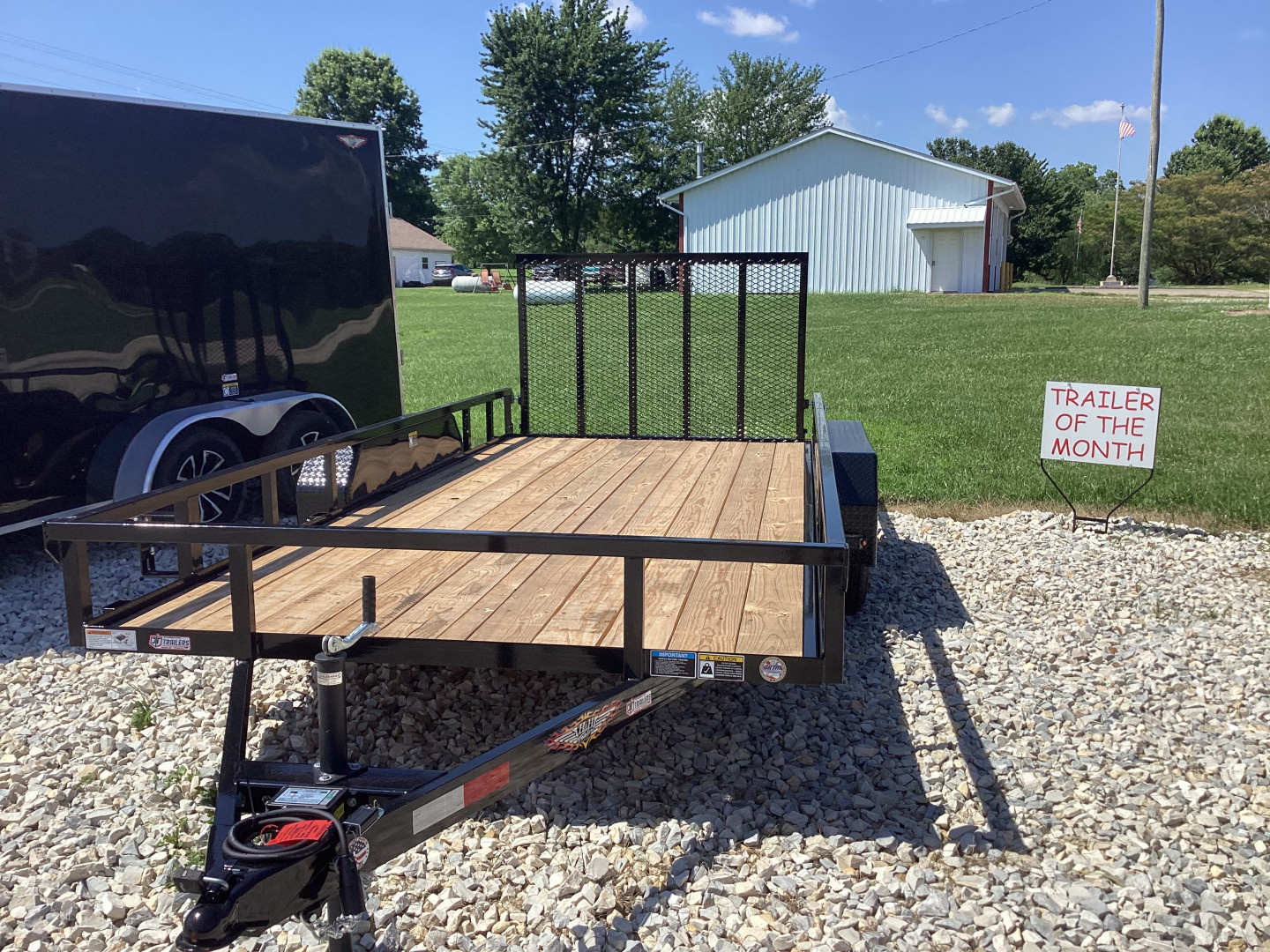 New 2025 H&H Trailers 82x16 Tandem Utility Trailer, 7K