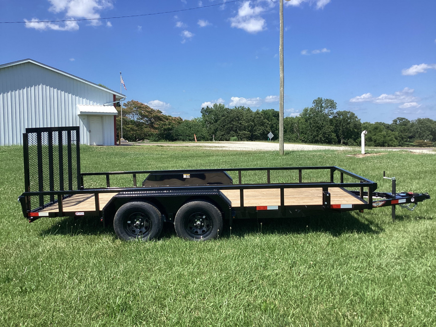 New 2025 H&H Trailers 82x16 Tandem Utility Trailer, 7K