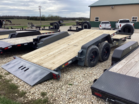 New 2025 Behnke HD Commercial 16+6 Gravity Tilt Trailer, 20K