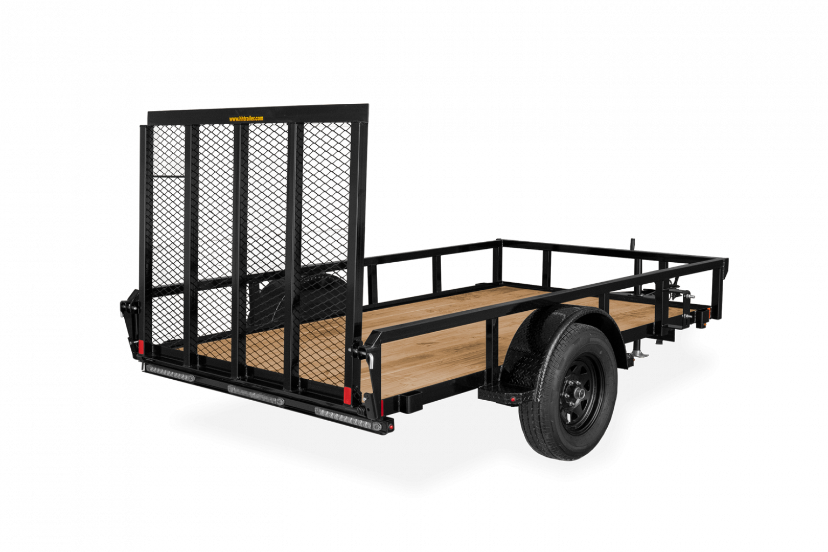 New 2025 H&H 76x12 Rail Side Utility Trailer, 3k Idler for sale in ...