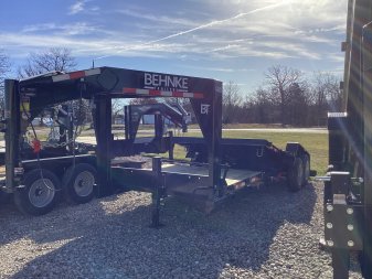 New 2025 Behnke 16+6 HD Commercial Gooseneck Gravity Tilt, 16K