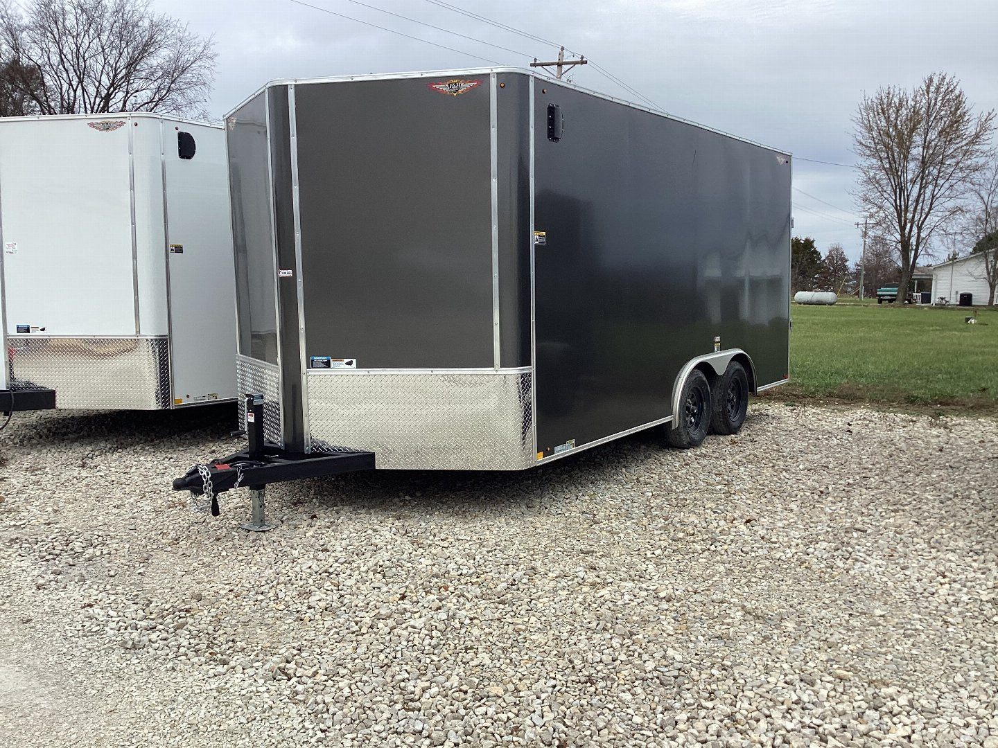 New 2025 H&H 8.5x16 Enclosed Cargo, 7k Tandem