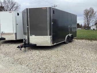 New 2025 H&H 8.5x16 Enclosed Cargo, 7k Tandem