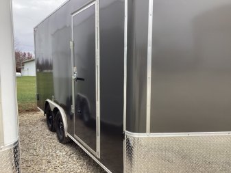 New 2025 H&H 8.5x16 Enclosed Cargo, 7k Tandem
