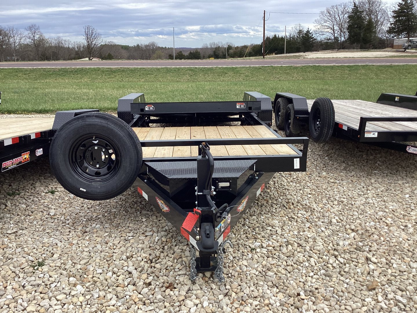 New 2025 H&H 82x16+6 Gravity Tilt Equipment Trailer, 14k
