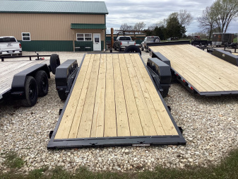 New 2025 H&H 82x16+6 Gravity Tilt Equipment Trailer, 14k