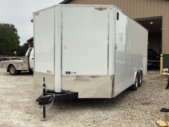 New 2025 H&H 8.5x20 Flat top Cargo Trailer, 10k Tandem