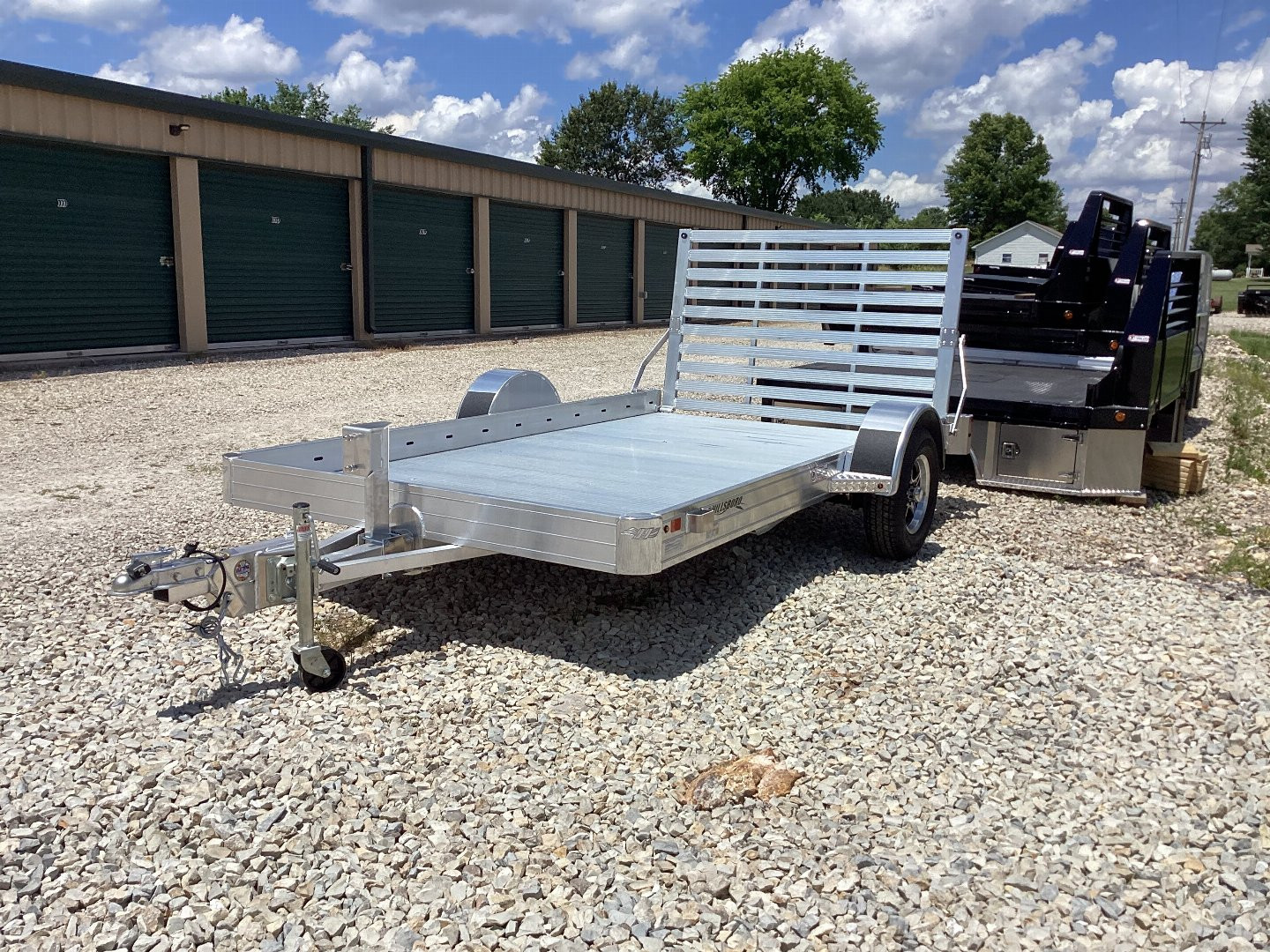 New 2025 Hillsboro 78x12 Low Side Utility Trailer