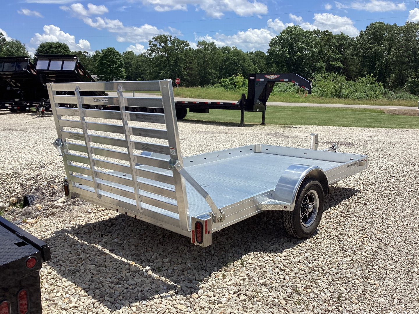 New 2025 Hillsboro 78x12 Low Side Utility Trailer
