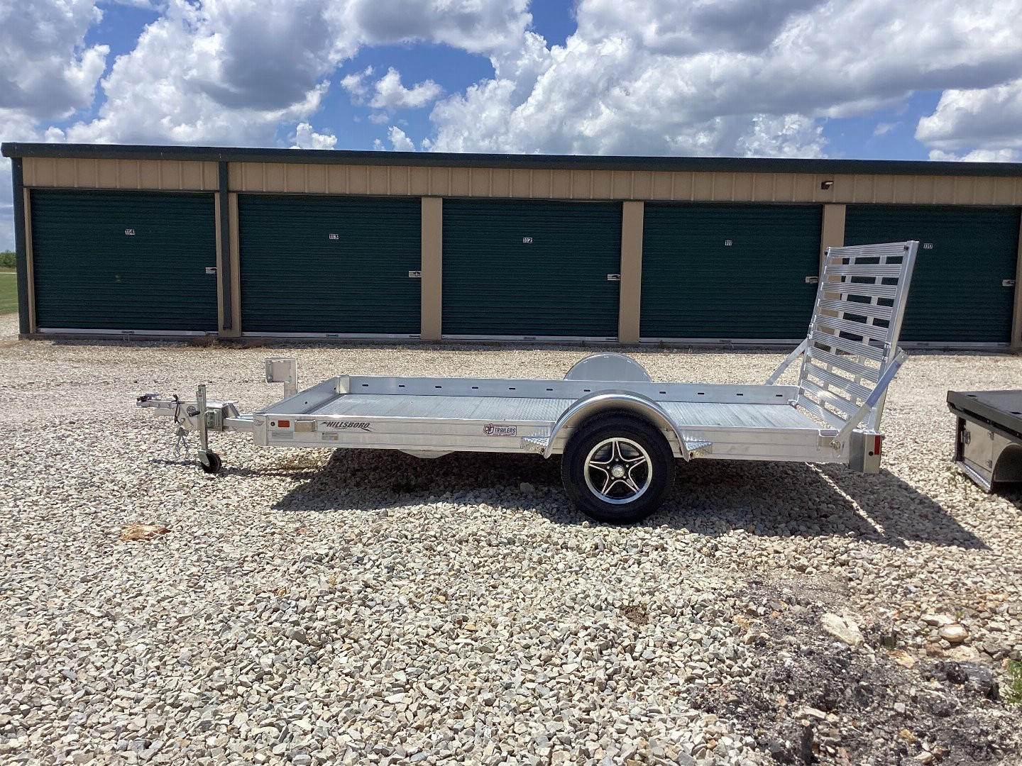 New 2025 Hillsboro 78x12 Low Side Utility Trailer