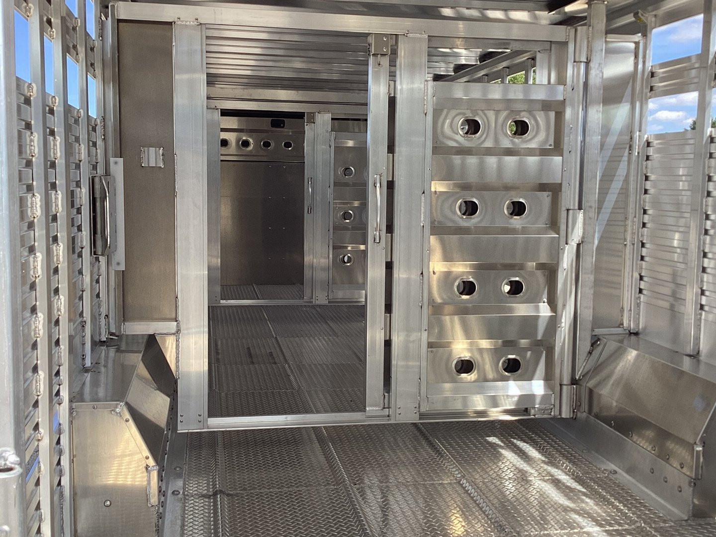 New 2024 EBY 28x8x6'6" Ruff Neck Livestock Trailer