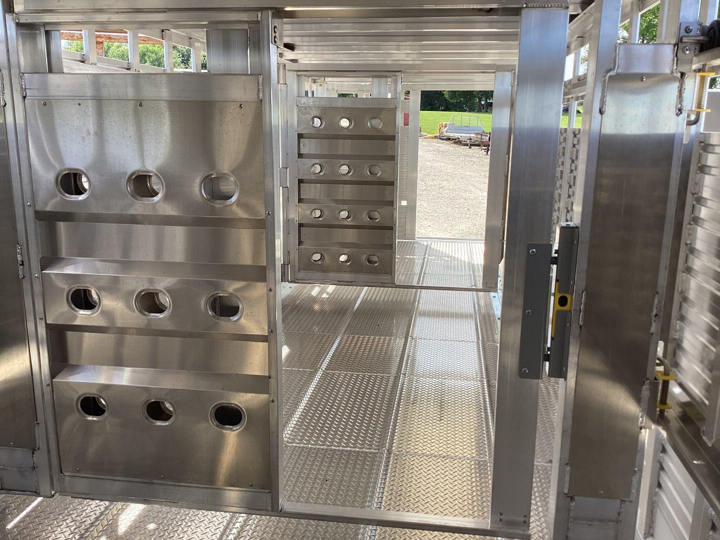 New 2024 EBY 28x8x6'6" Ruff Neck Livestock Trailer