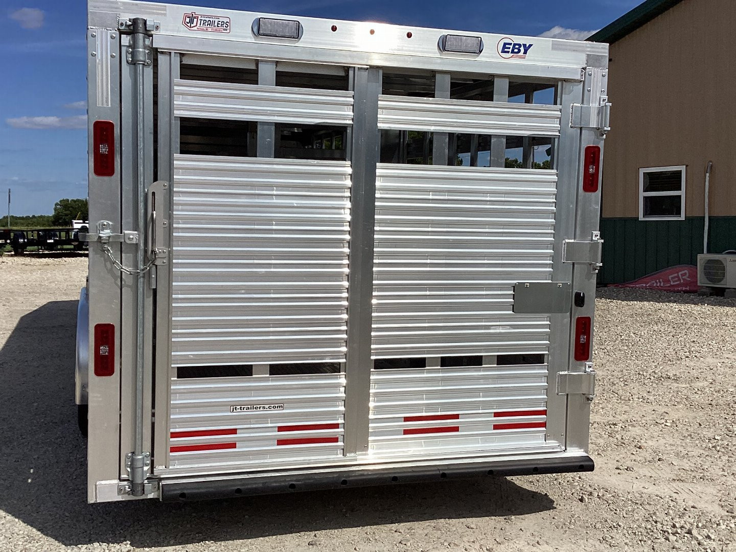 New 2024 EBY 28x8x6'6" Ruff Neck Livestock Trailer