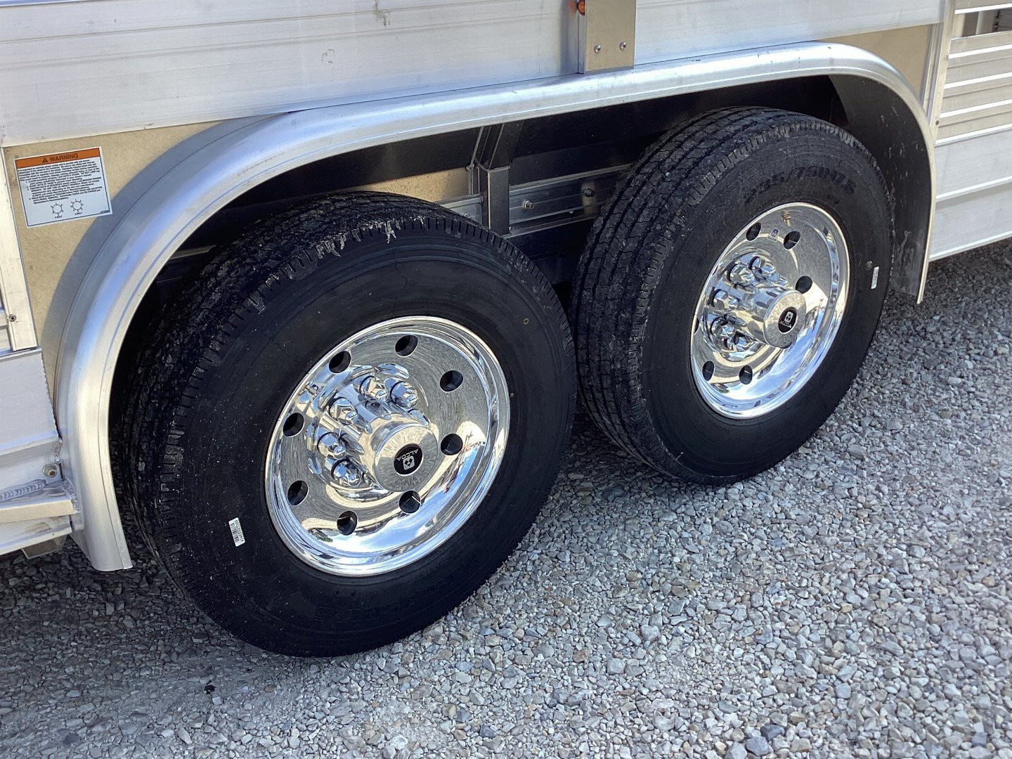 New 2024 EBY 28x8x6'6" Ruff Neck Livestock Trailer