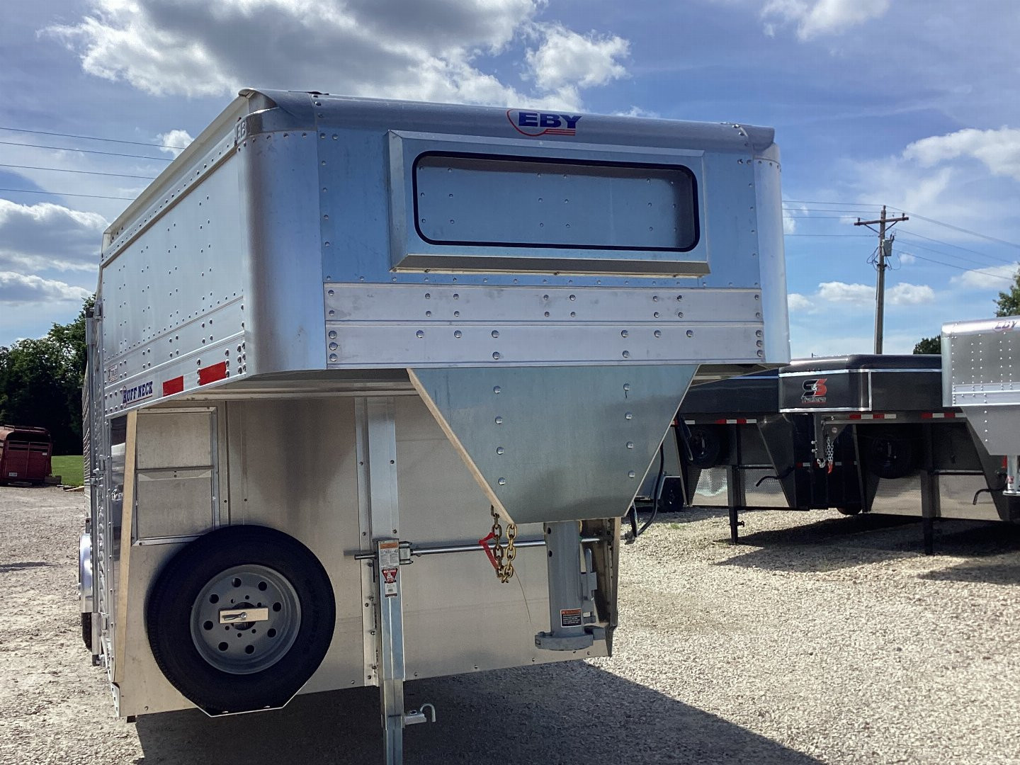 New 2024 EBY 28x8x6'6" Ruff Neck Livestock Trailer
