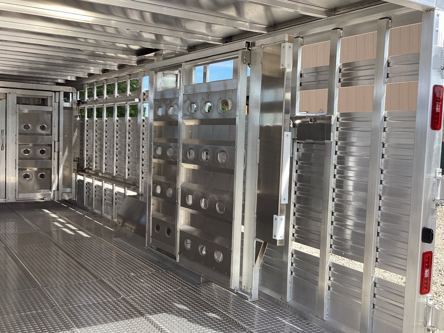 New 2024 EBY 28x8x6'6" Ruff Neck Livestock Trailer