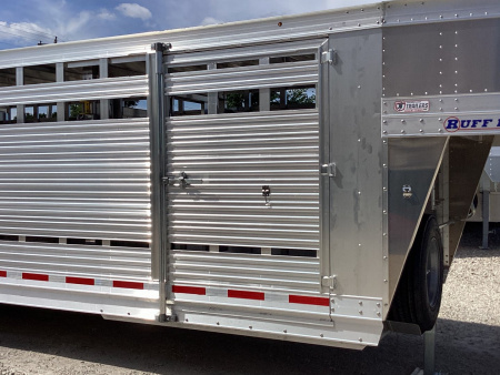 New 2024 EBY 28x8x6'6" Ruff Neck Livestock Trailer