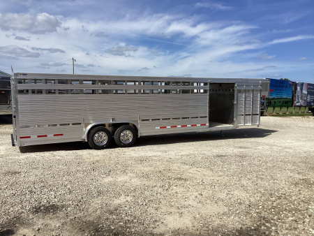 New 2024 EBY 28x8x6'6" Ruff Neck Livestock Trailer