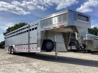 鉄道模型 TURNPIKE LIVESTOCK TRAILER MAMMOTH 60-1334 Peterbilt 389 Black/Pink & Gunmetal Gray Quad