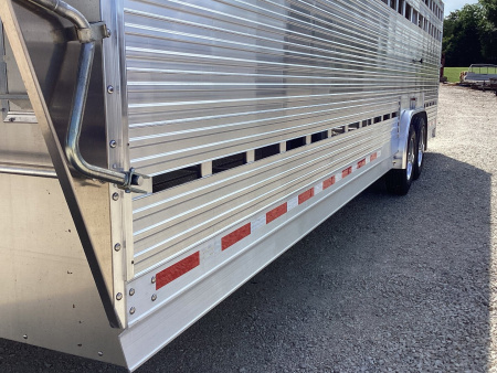 New 2024 EBY 28x8x6'6" Ruff Neck Livestock Trailer