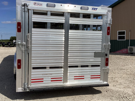 New 2024 EBY 28x8x6'6" Ruff Neck Livestock Trailer