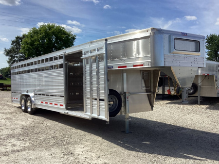New 2024 EBY 28x8x6'6" Ruff Neck Livestock Trailer