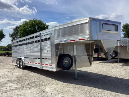 New 2024 EBY 28x8x6'6" Ruff Neck Livestock Trailer